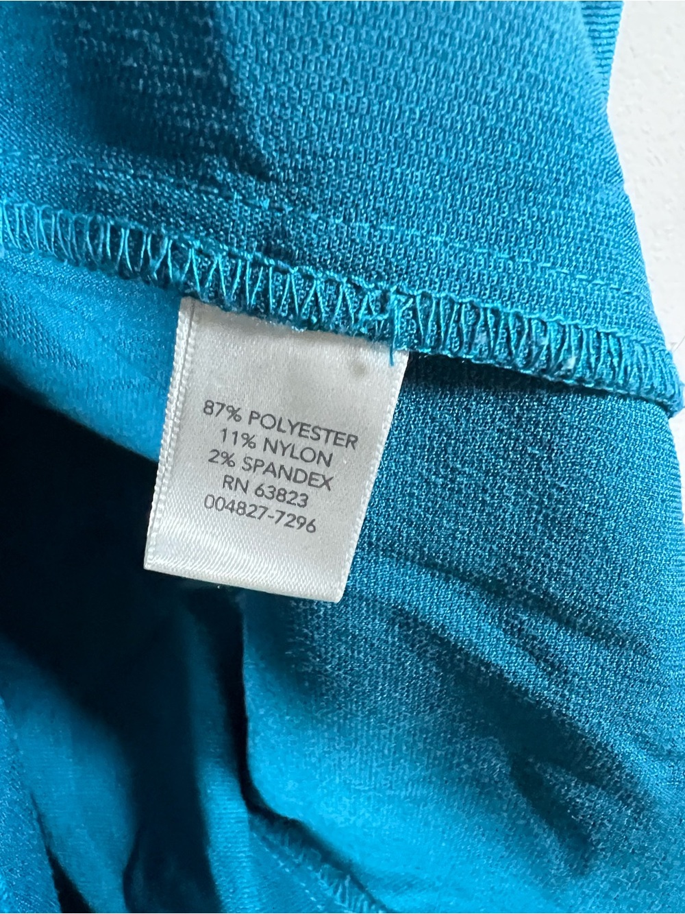 CJ Banks Blue Teal Zip-Front Women's Jacket Size 1X - Picture 6 of 6